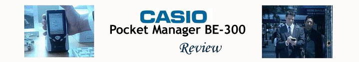 Game Over Hardware Review - Casio Pocket Manager BE-300 (c) Casio