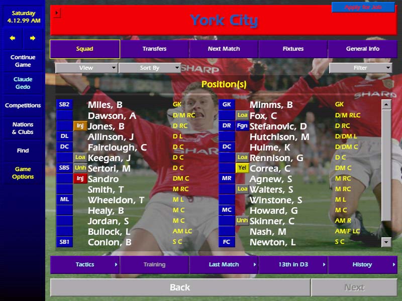 Championship Manager 98 99 Full Game CDRip Patch Editors